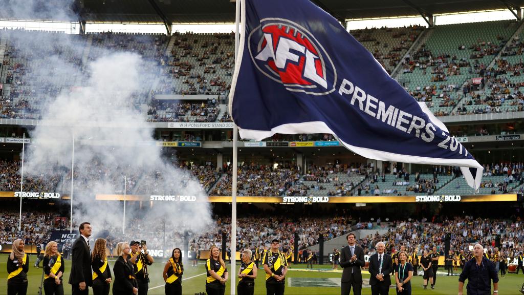 1_01RiCa18MW0834.jpg Richmond will unfurl the premiership flag ahead of the season opener against Carlton. - AFL,Fixture,News,Game,Update